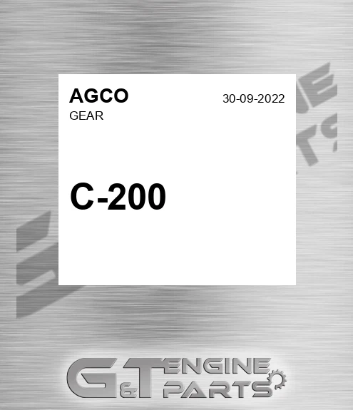 C-200 AGCO Gear