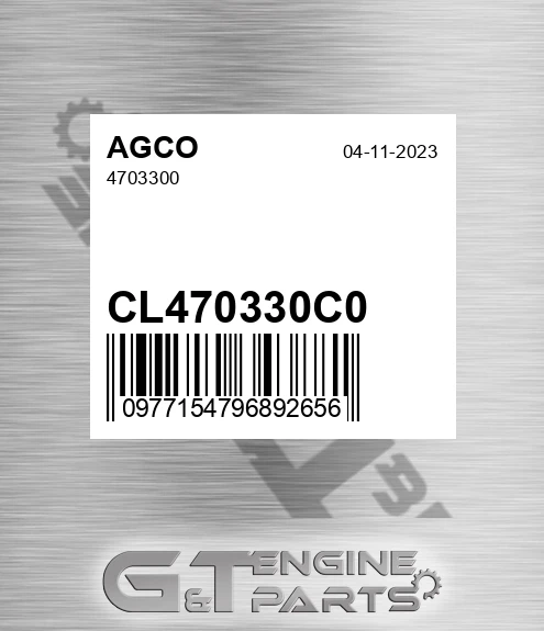 CL470330C0 4703300