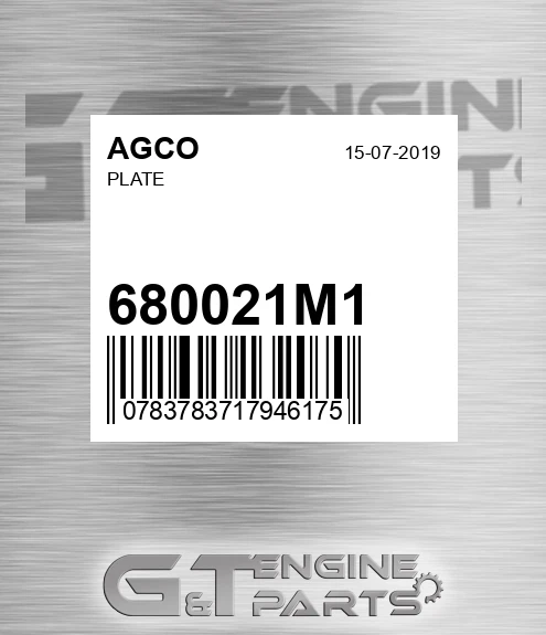 680021M1 Plate