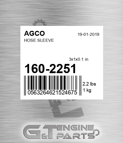 160-2251 Hose Sleeve