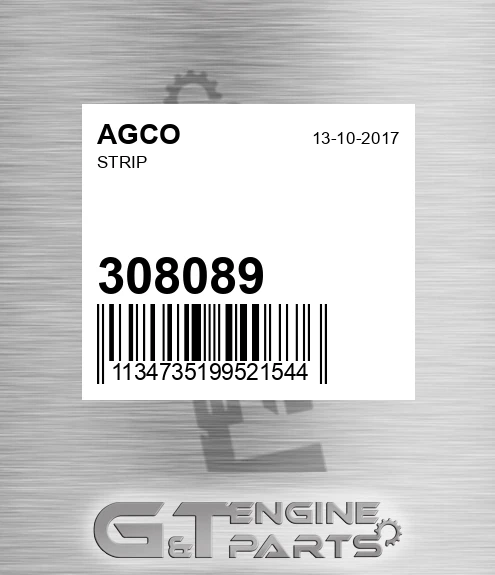 308089 AGCO Strip