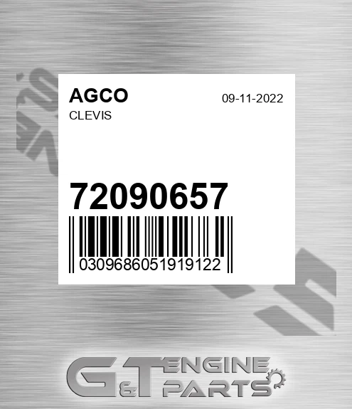 72090657 Clevis