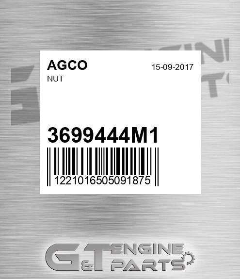3699444M1 Nut for AGCO