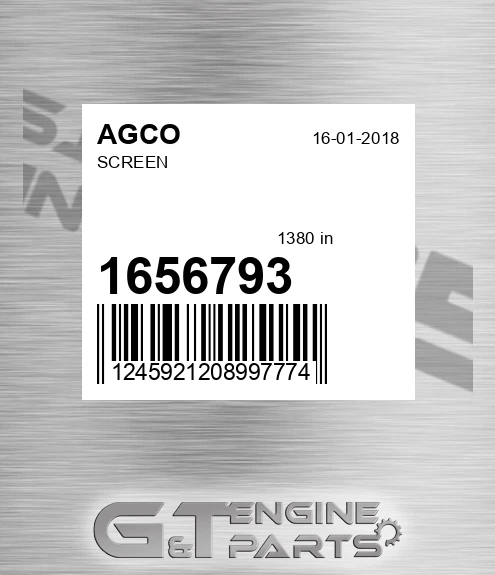 1656793 Screen for AGCO