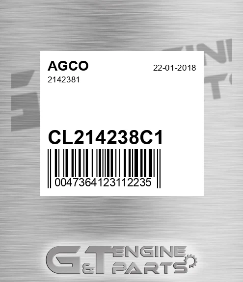 CL214238C1 2142381 for AGCO