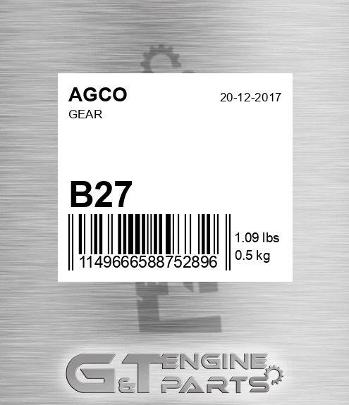B27 Gear