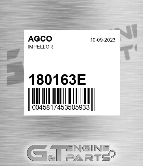 180163E AGCO Impellor