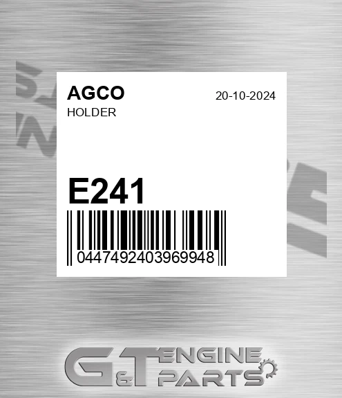 E241 Holder