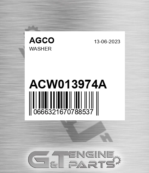 ACW013974A Washer for AGCO