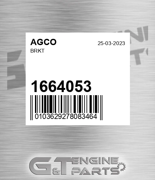 1664053 AGCO Brkt