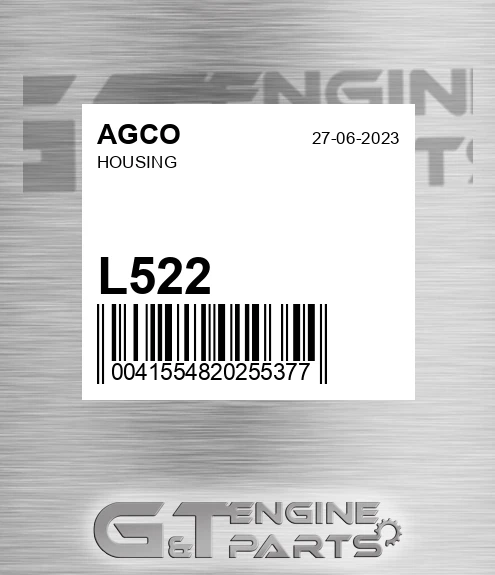 L522 Housing for AGCO