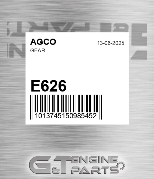 E626 Gear