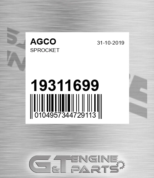19311699 Sprocket for AGCO
