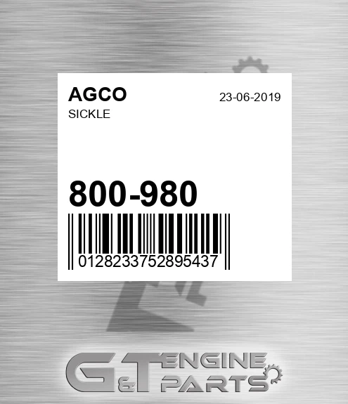 800-980 Sickle for AGCO