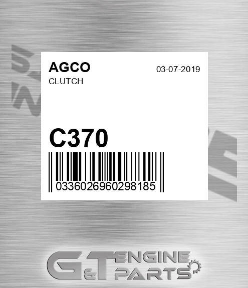 C370 AGCO Clutch