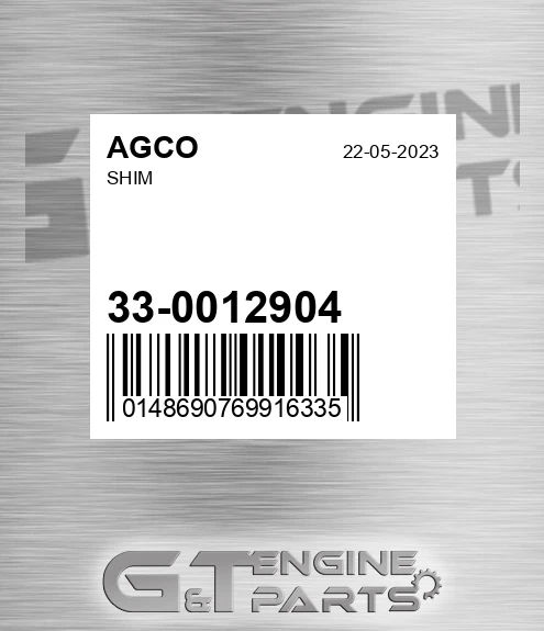 33-0012904 Shim for AGCO