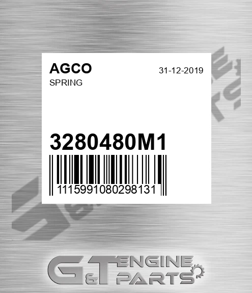 3280480M1 Spring for AGCO