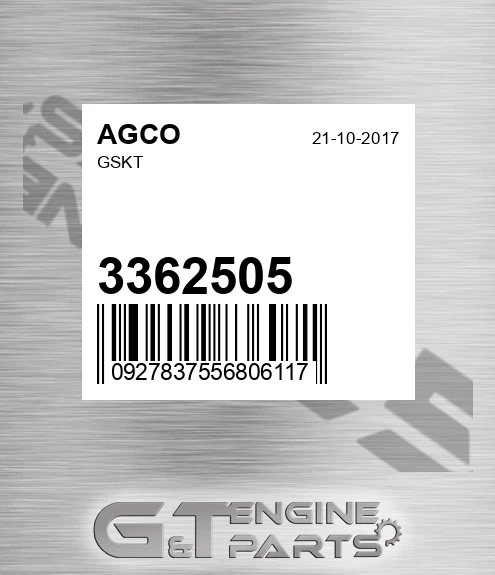 3362505 Gskt for AGCO