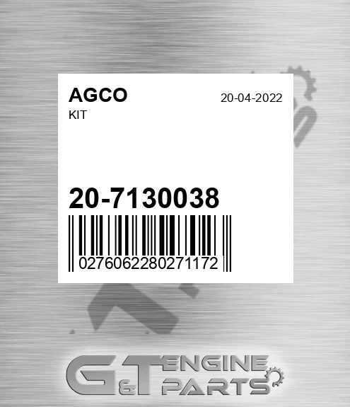 20-7130038 Kit for AGCO