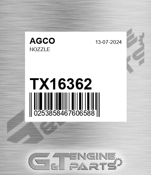 TX16362 AGCO Nozzle