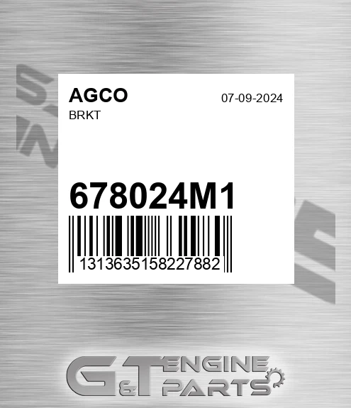 678024M1 AGCO Brkt