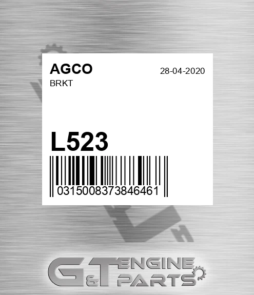 L523 Brkt for AGCO
