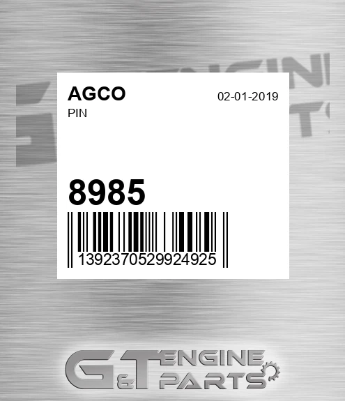 8985 AGCO Pin