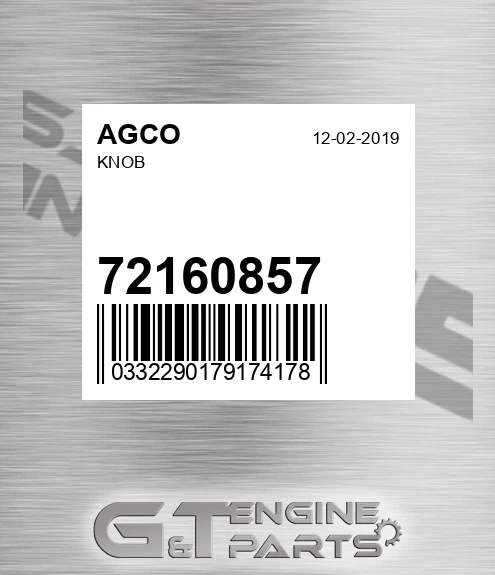 72160857 Knob for AGCO