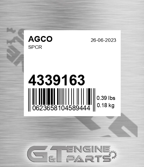 4339163 AGCO Spcr