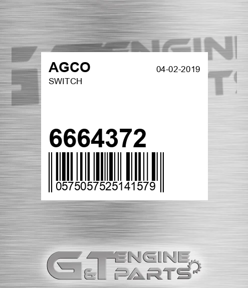6664372 AGCO Switch