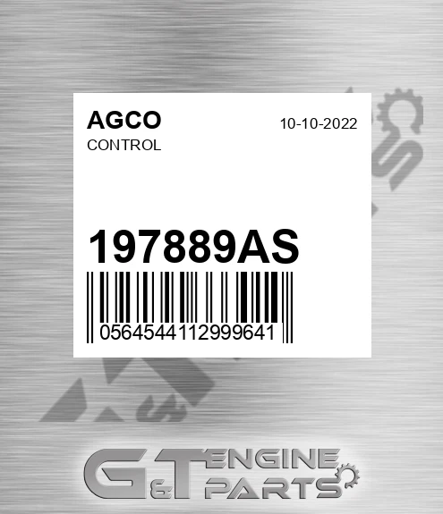 197889AS Control for AGCO