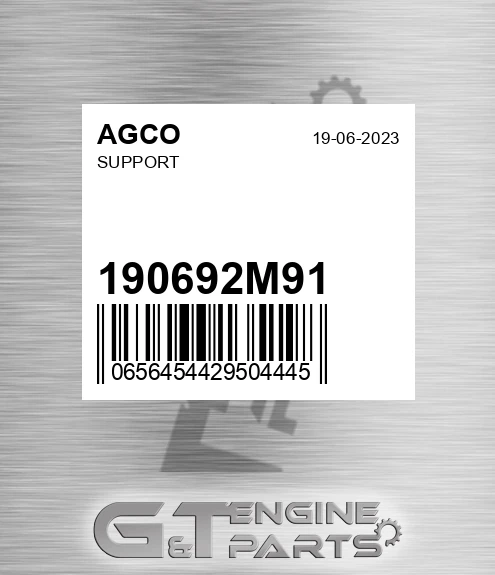 190692M91 Support for AGCO