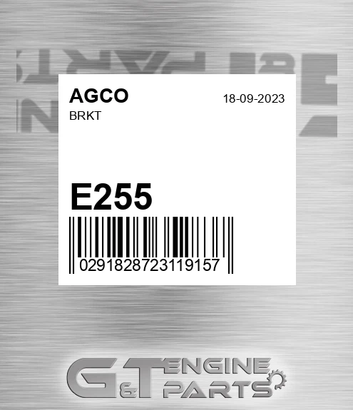 E255 AGCO Brkt