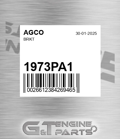 1973PA1 Brkt for AGCO