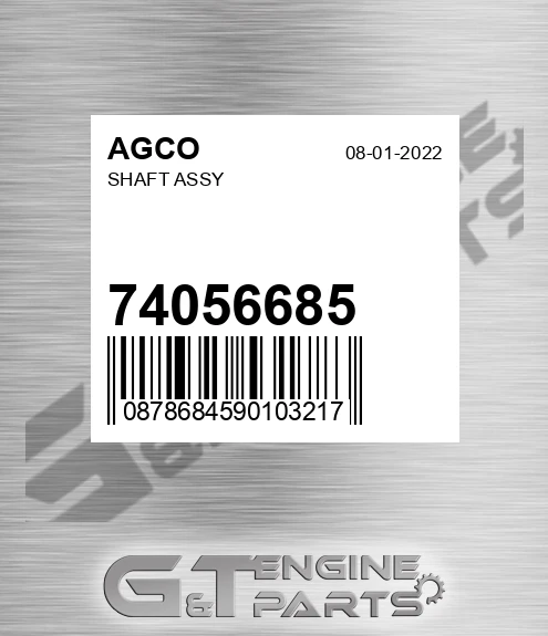 74056685 AGCO Shaft Assy