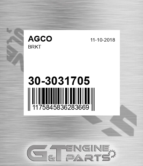 30-3031705 Brkt for AGCO