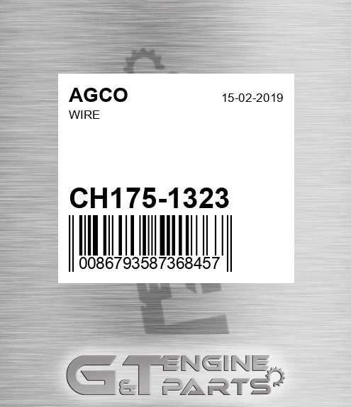 CH175-1323 Wire for AGCO