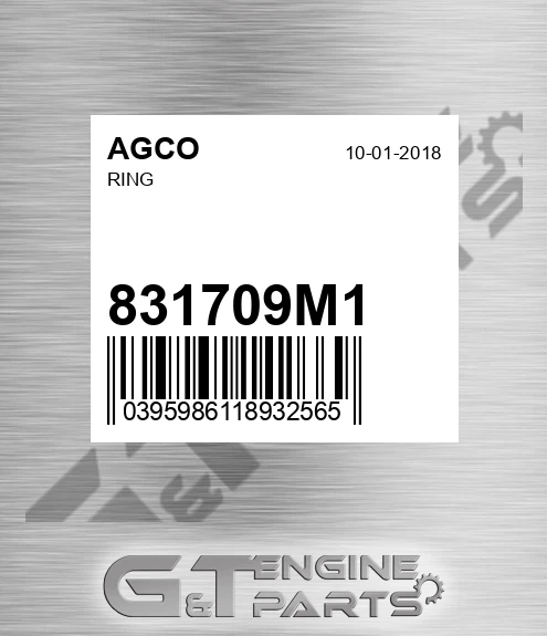 831709M1 Ring for AGCO