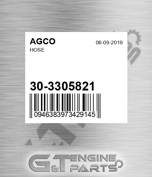 30-3305821 Hose for AGCO