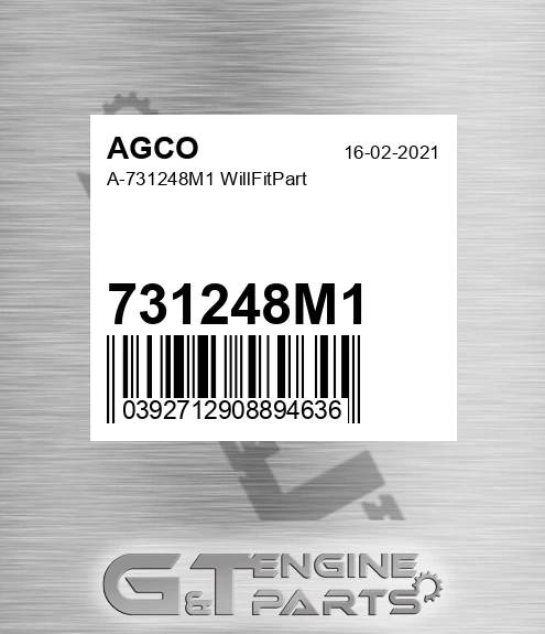 731248M1 AGCO A- Willfitpart