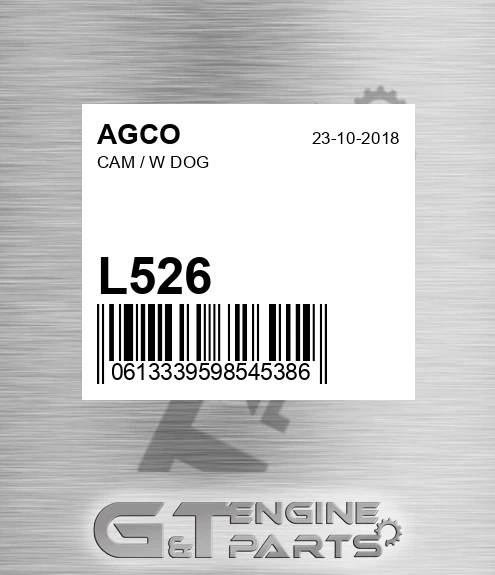L526 AGCO Cam / W Dog
