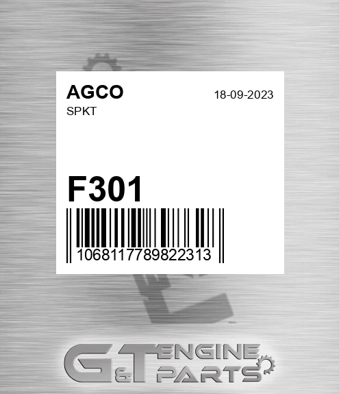 F301 AGCO Spkt