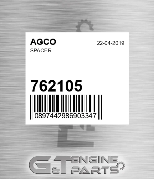 762105 AGCO Spacer