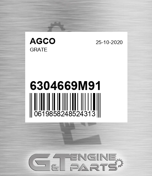 6304669M91 Grate
