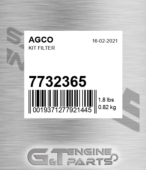 7732365 Kit Filter