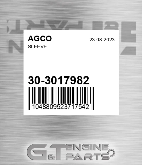 30-3017982 Sleeve for AGCO