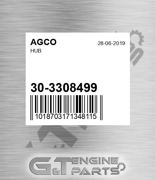 30-3308499 Hub for AGCO