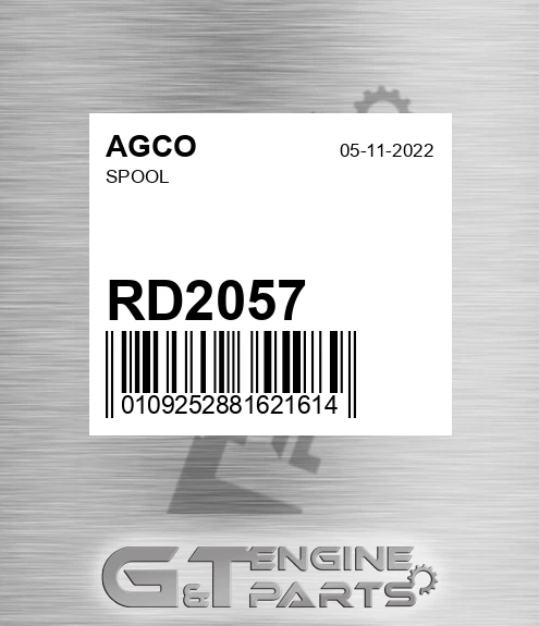 RD2057 AGCO Spool