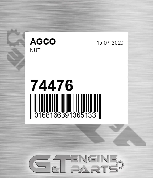 74476 AGCO Nut