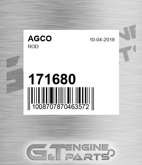 171680 AGCO Rod